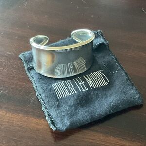 Robert Lee Morris Signed Vintage Cuff Bracelet Sterling Silver EUC ~$900